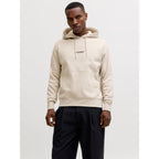 Jack&Jones Men's Hoodie JJESCHO SWEAT HOOD NOOS 12278789 MOONBEAM