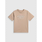Oversized T-shirt with print for girls 4F 4FJRAW26TTSHF4242-83S