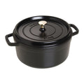 STAUB Round cast iron pot 5.2l black AGD - Produkty/Garnki / patelnie nieelektryczne Your Sports Performance