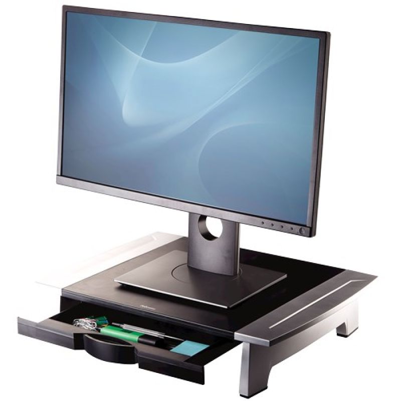 MONITOR RISER STANDARD BLACK/SILVER 8031101 FELLOWES Ergonomia użytkowania/Podstawki pod monitor Your Sports Performance