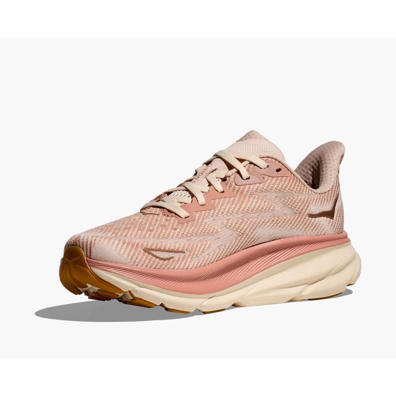 HOKA Clifton 9 Sandstone/Cream Women's Running Shoes (1127896‑SNC) In preparation Your Sports Performance