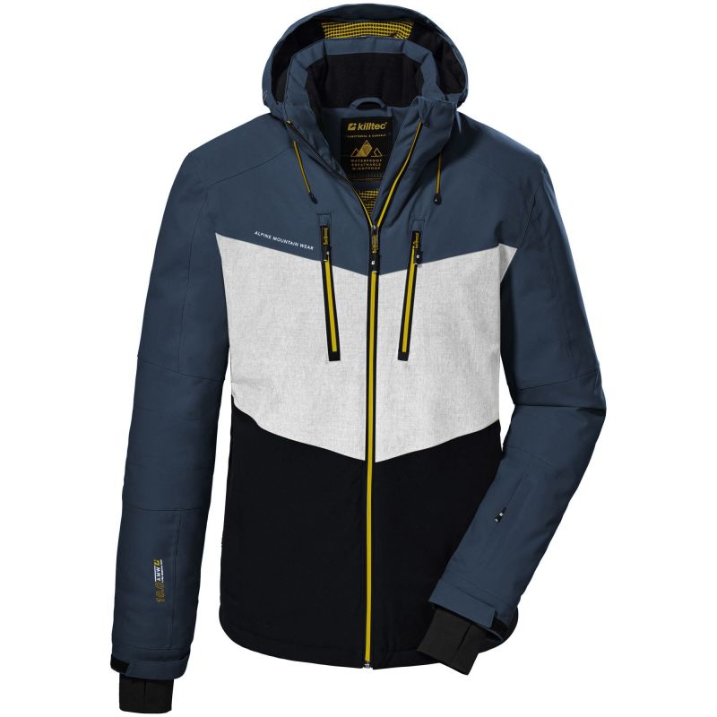 Killtec KSW 45 men's ski jacket with detachable hood and zipper, blue (38699/872) In preparation Your Sports Performance