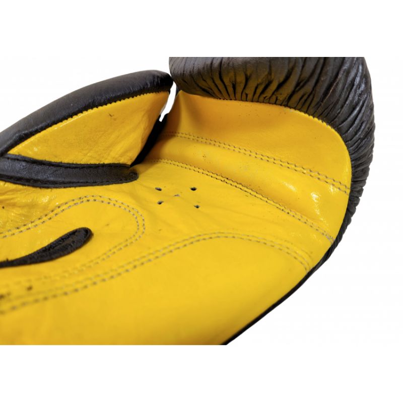 (W) TOP TEN FIGHT RTT-2 Boxing Gloves 10 oz Black and Yellow In preparation Your Sports Performance