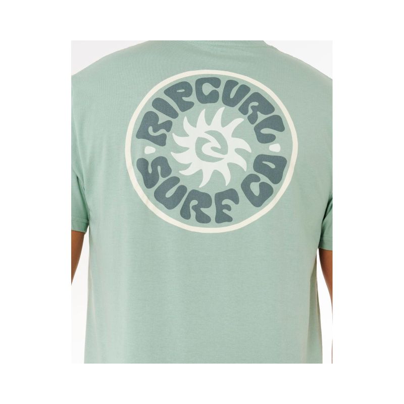 RIP CURL Pacific Rinse Circle Tee Green