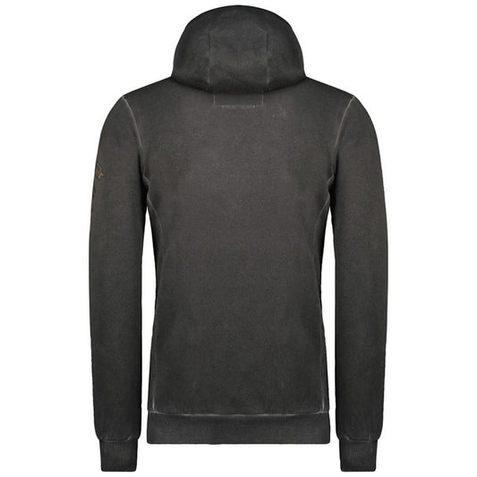 Geographical Norway Gymclass EO Tiedye Badge sweatshirt M WU8270H-GNO-BLACK Clothing/Outdoor/Geographical Norway Your Sports Performance