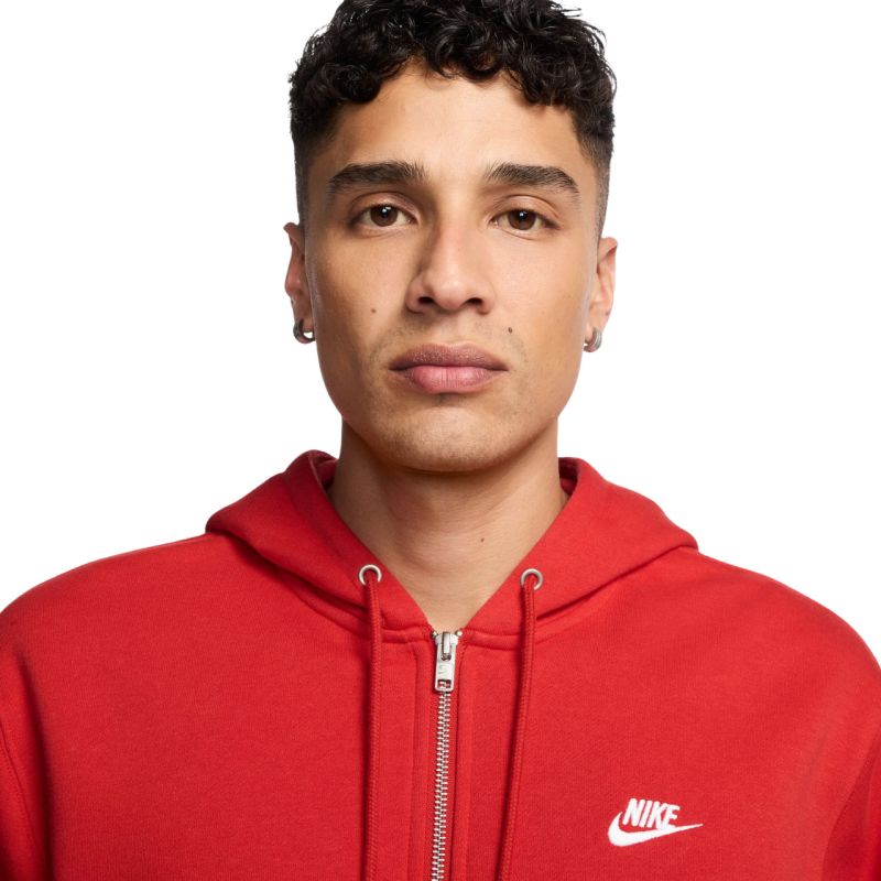 Nike Club BB FZ Hoodie Men's Red FN3861 657