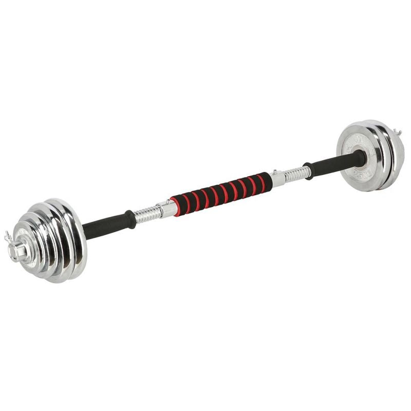 Dumbbells in a case HMS STC21 2 x 10 kg chrome In preparation Your Sports Performance