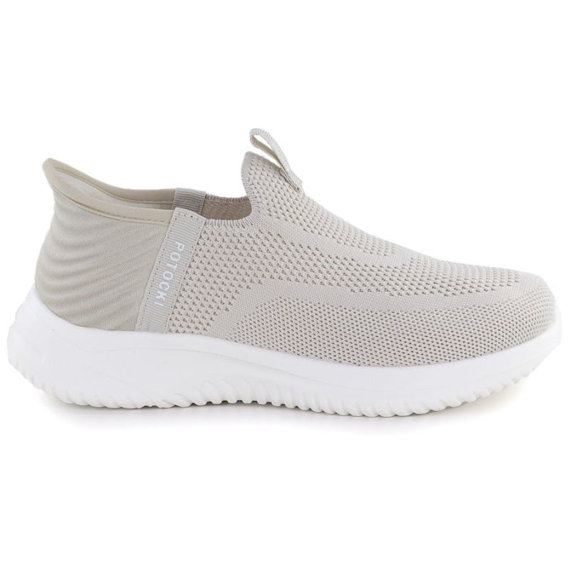 Women's slip-on beige sports shoes Potocki BK01312 To be categorized Your Sports Performance