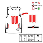 GLOVII WATERPROOF, HEATED DIVING VEST, INCLUDES TWO BATTERIES AND GMV2M REMOTE CONTROL Clothing Your Sports Performance