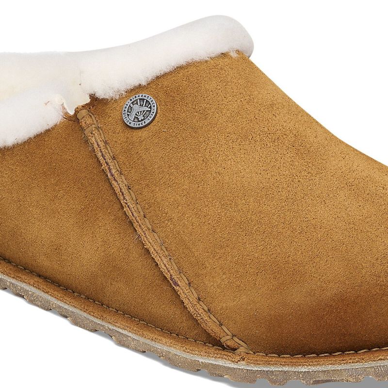 Birkenstock Zermatt Premium Shearling LEVE Mink LAF Narrow Flip-Flops (1023145) In preparation Your Sports Performance