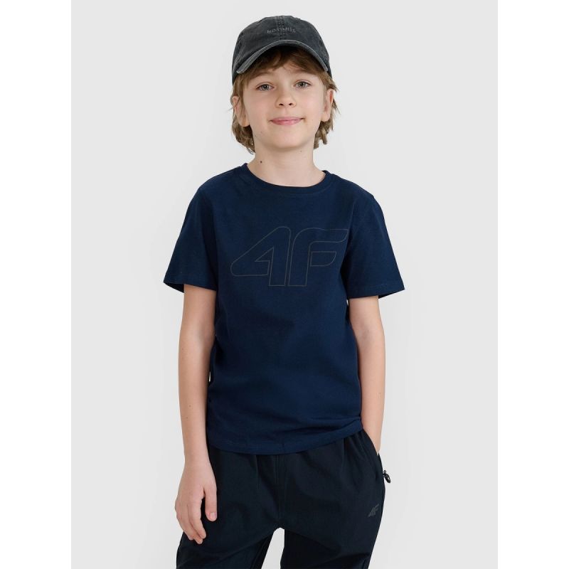 Boy's printed T-shirt 4F 4FJWSS25TTSHM2179-31S *Kategoria tymczasowa Your Sports Performance