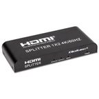 QOLTEC SPLITTER 2XHDMI 4KX2K | 6GB/S | 60HZ Kable i adaptery/Adaptery, przejściówki Your Sports Performance