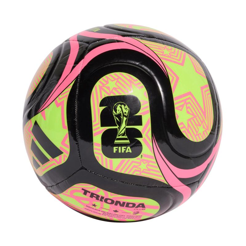 adidas World Cup 26 Trionda Club Football Black, Pink, and Green JD8053 Accessories/Balls/Football/Champions League 2025 Adidas
