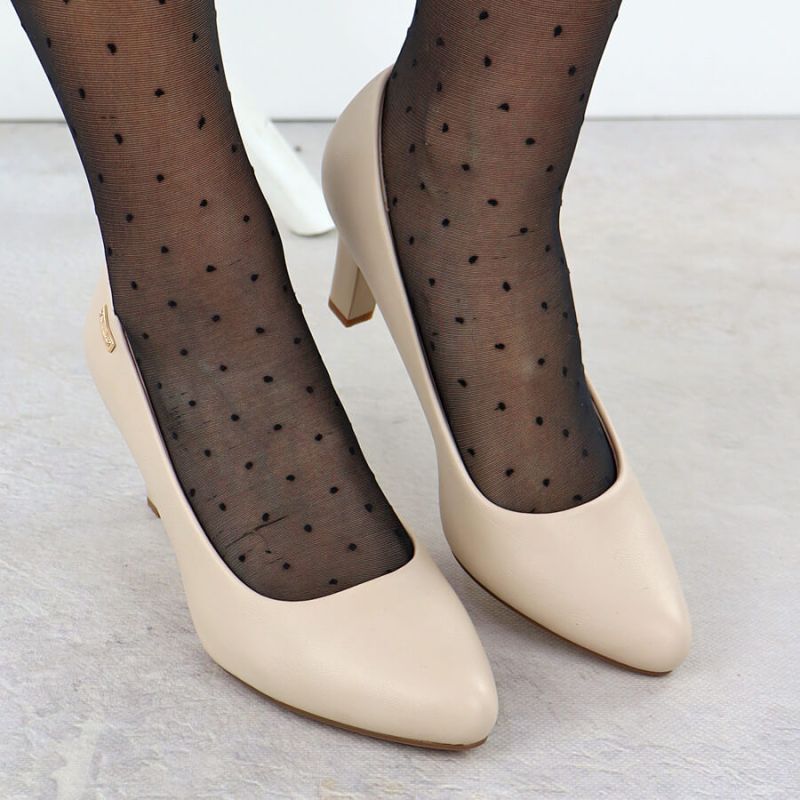 Women's nude high heel pumps Sergio Leone 1459 Footwear Your Sports Performance