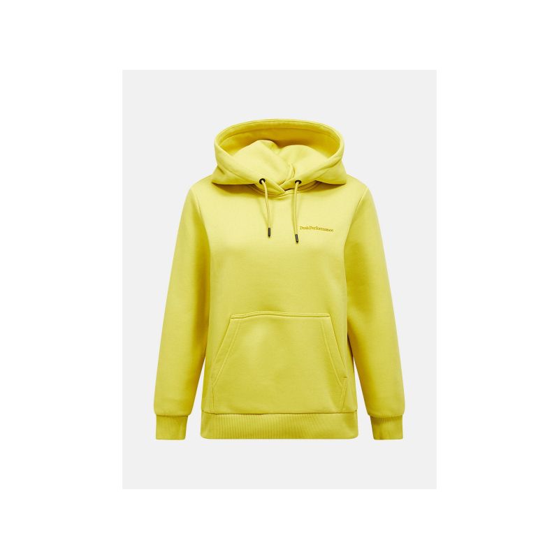 Women's PEAK PERFORMANCE W Original Small Logo Hoodie Yellow