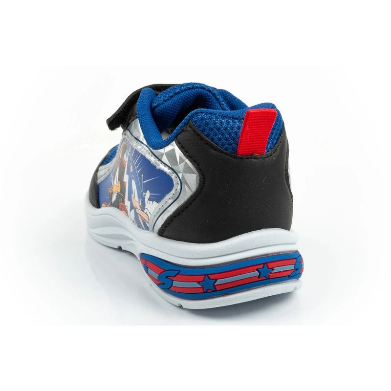 Leomil children's sports shoes Sonic sneakers light with velcro LED