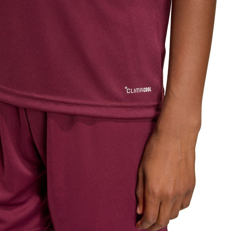 adidas Entrada 26 Jersey burgundy kids' T-shirt JZ2530