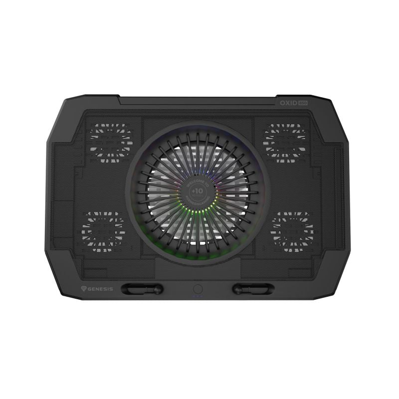 GENESIS Oxid 850 cooling pad for laptop 43.9 cm (17.3") 2500 RPM Black Chłodzenie/Podstawki pod notebooki Your Sports Performance