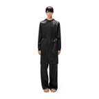 Rains waterproof coat STRING W PARKA W3 18550 84 BLACK GRAIN Clothing Your Sports Performance