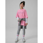 Girls' loose T-shirt with print 4F 4FJRSS26TTSHF3453-56S 4f