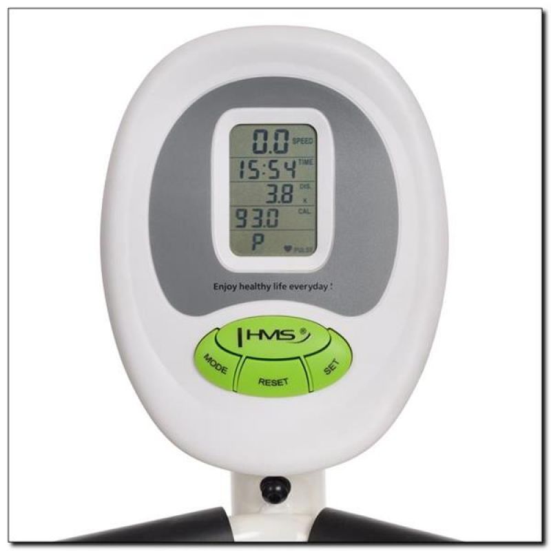 Horizontal magnetic bike HMS R9259 white and green Accessories/Training equipment/Rowery, orbitreki Your Sports Performance