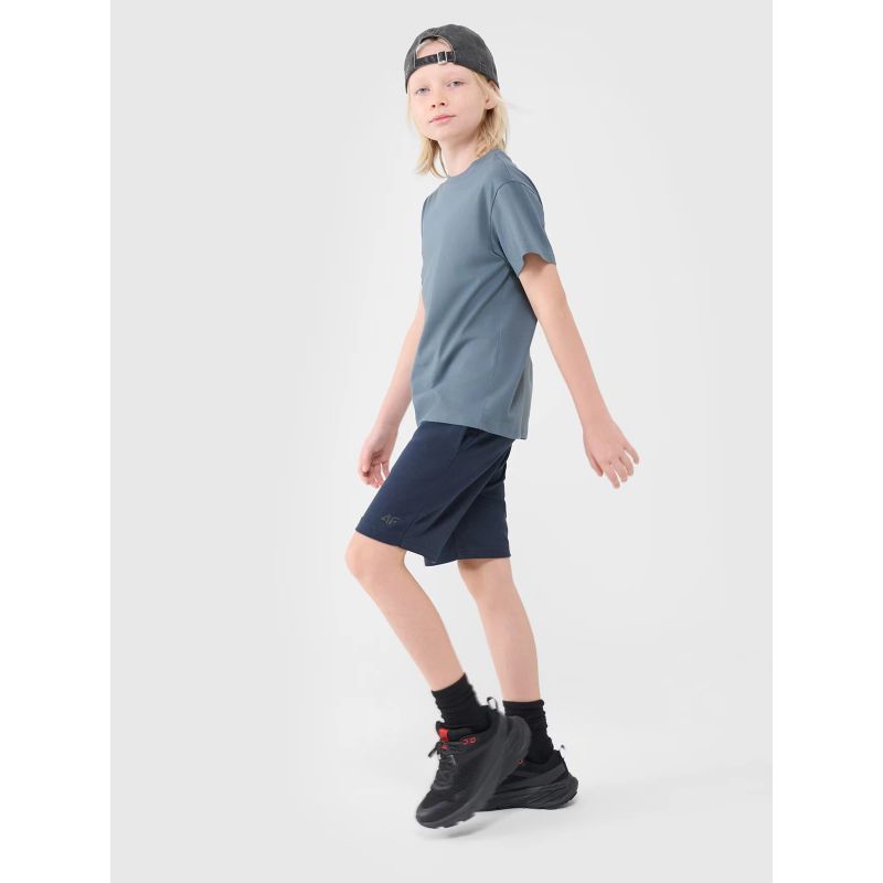 Boy's oversize plain T-shirt 4F 4FJWSS25TTSHM2324-46S *Kategoria tymczasowa Your Sports Performance