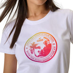 Women's T-shirt 4F F2718 white 4FWSS26TTSHF2718 10S