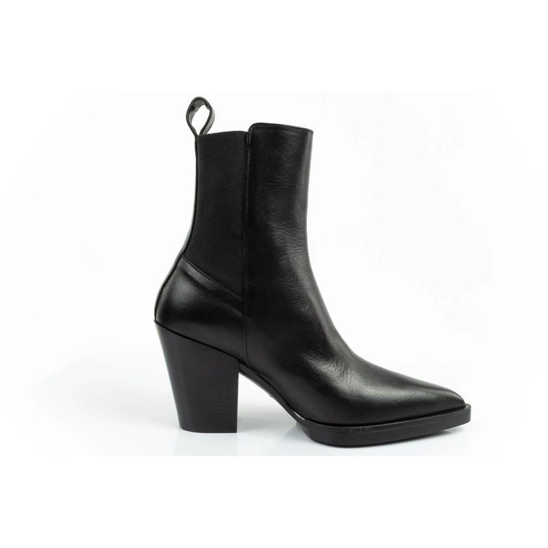 Karl Lagerfeld Cowboy Boots Women's Leather Cowboy Boots Black In preparation Your Sports Performance