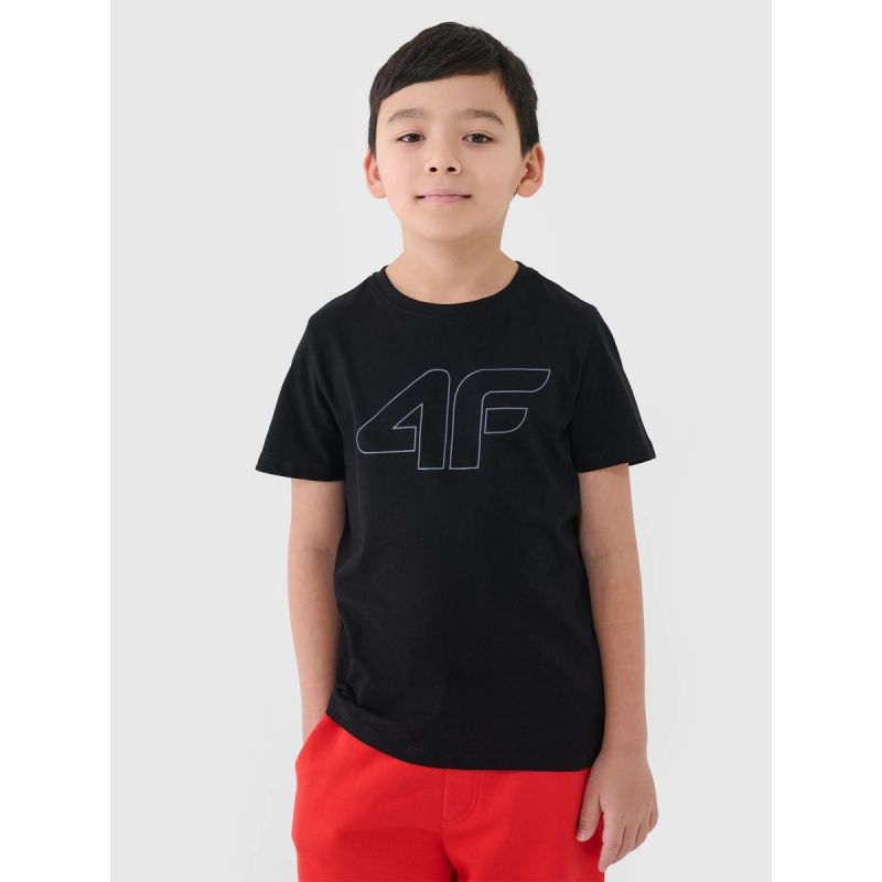 Boy's printed T-shirt 4F 4FJWSS25TTSHM2179-20S *Kategoria tymczasowa Your Sports Performance