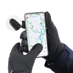 Anti-slip winter phone sports gloves (size L) - black Hurtel