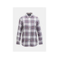 Peak Performance W Cotton Flannel Shirt Purple and White Check Import z PMSport Your Sports Performance