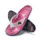 Gumbies Women's Flip-Flops ISLANDER FLIP-FLOP BLUSH HIBISCUS