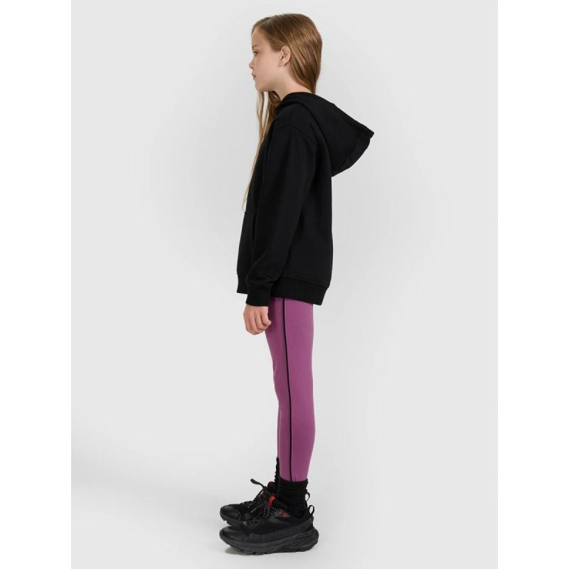 Girls' sweatshirt with hood, open, 4F 4FJWMM00TSWSF1862-20S *Kategoria tymczasowa Your Sports Performance