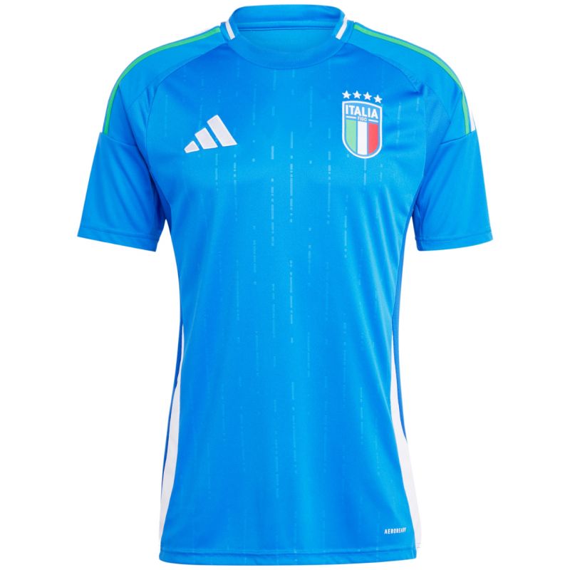 adidas Italy 24 Home men's t-shirt blue IN0657 In preparation Adidas