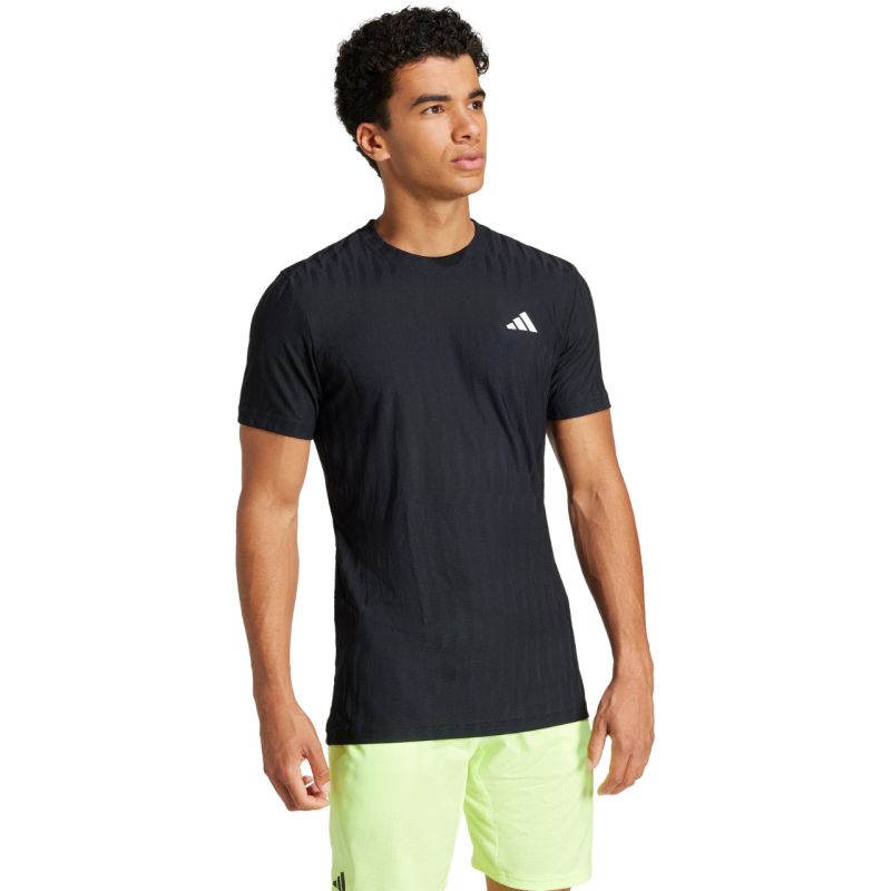 Men's adidas Tennis Climacool+ AirChill FreeLift Tee black JF8459 To be categorized Your Sports Performance