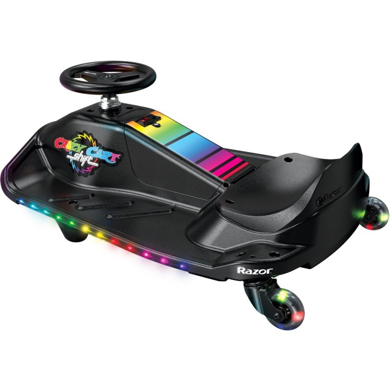 Razor CRAZY CART Shift Lightshow Lithium - Electric Drift Car Kid/Toys Your Sports Performance