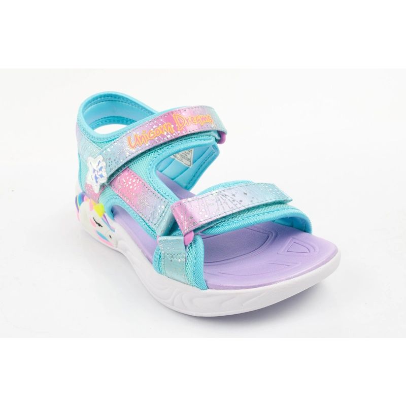 Skechers Unicorn Dreams children's shoes sandals for girls led