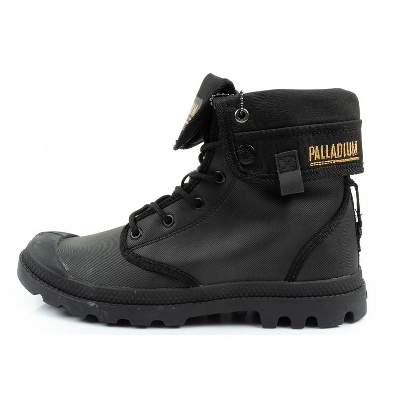 Palladium Women's Baggy Coated High Top Sneakers Fashionable Black In preparation Your Sports Performance