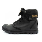 Palladium Women's Baggy Coated High Top Sneakers Fashionable Black In preparation Your Sports Performance