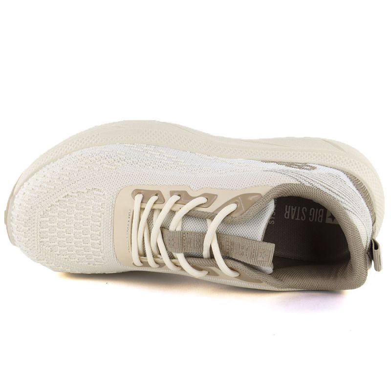 Beige women's platform sneakers Big Star TT274318 To be categorized Your Sports Performance