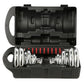 Dumbbells in a case HMS STC21 2 x 10 kg chrome In preparation Your Sports Performance
