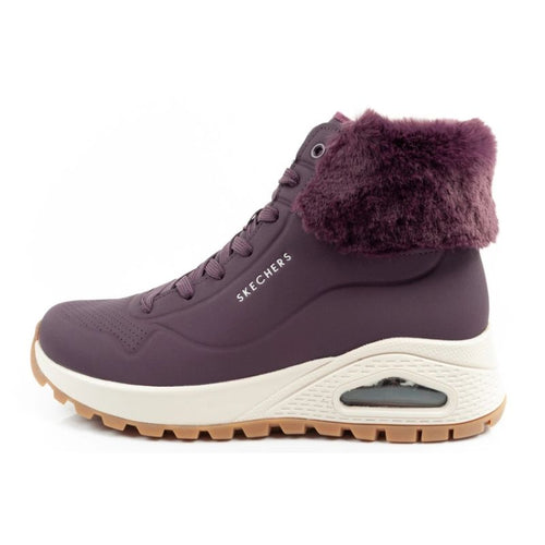 Skechers Uno Rugged Women's Insulated Winter Boots Purple Skechers