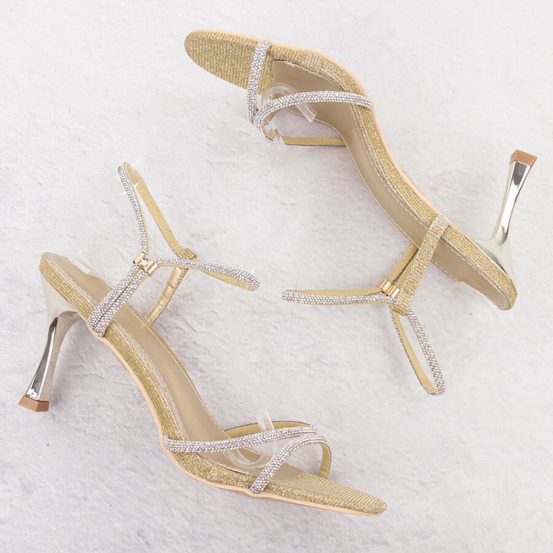 Sandals with zircons Potocki W LE20326 WOL282A Footwear/Lifestyle/Potocki Your Sports Performance