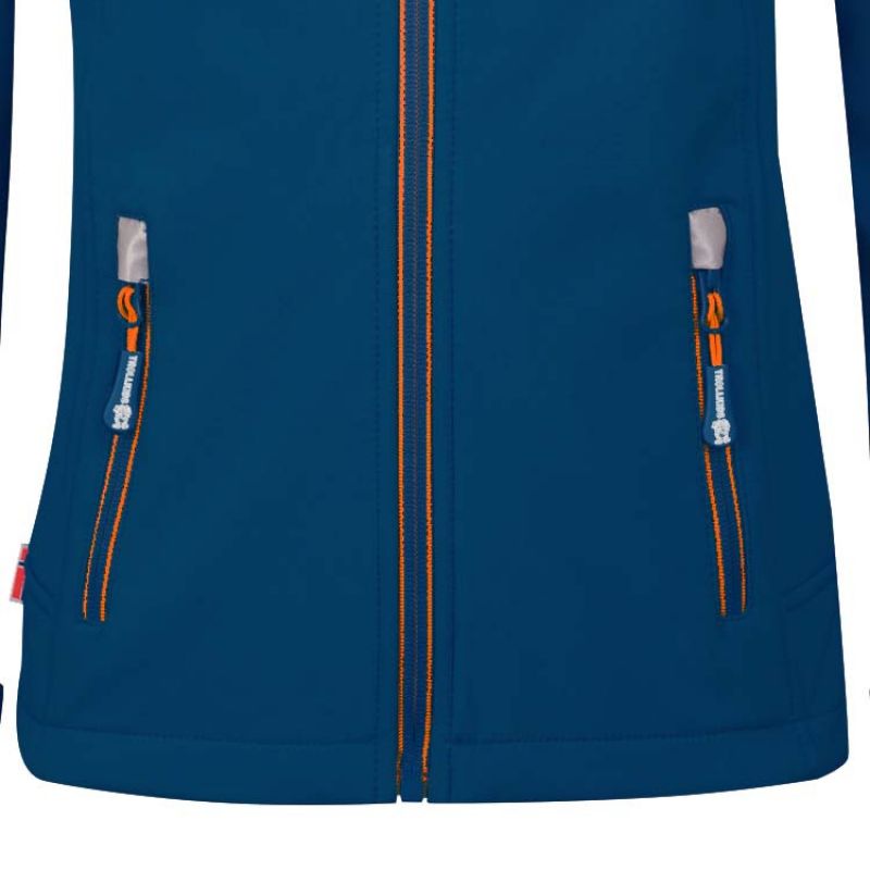 Trollkids Kids Trollfjord Jacket with hood, blue (161-142) In preparation Your Sports Performance