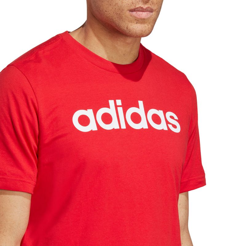adidas Essentials Single Jersey Linear Embroidered Logo M IC9278 Clothing/Lifestyle/T-shirts Adidas