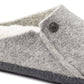 Birkenstock Zermatt Light Gray Wool Felt Insulated Men's/Women's Slippers Regular Wide (1015092) In preparation Your Sports Performance