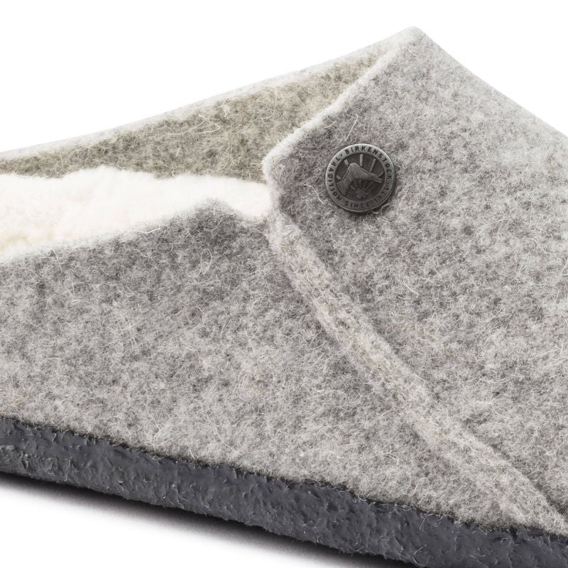 Birkenstock Zermatt Light Gray Wool Felt Insulated Men's/Women's Slippers Regular Wide (1015092) In preparation Your Sports Performance