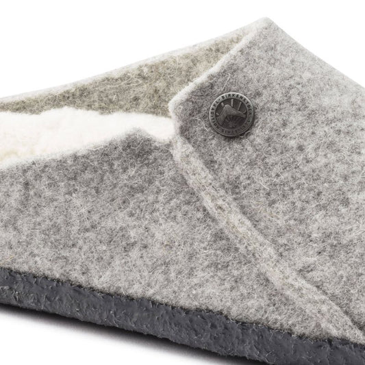 Birkenstock Zermatt Light Gray Wool Felt Insulated Men's/Women's Slippers Regular Wide (1015092) In preparation Your Sports Performance