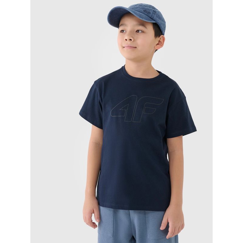Boy's printed T-shirt 4F 4FJWMM00TTSHM2331-31S *Kategoria tymczasowa Your Sports Performance