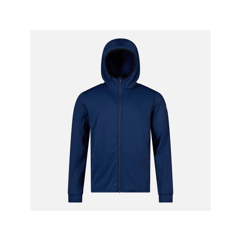 ROSSIGNOL Men's Mid Layer Stretch Hoodie Navy Blue